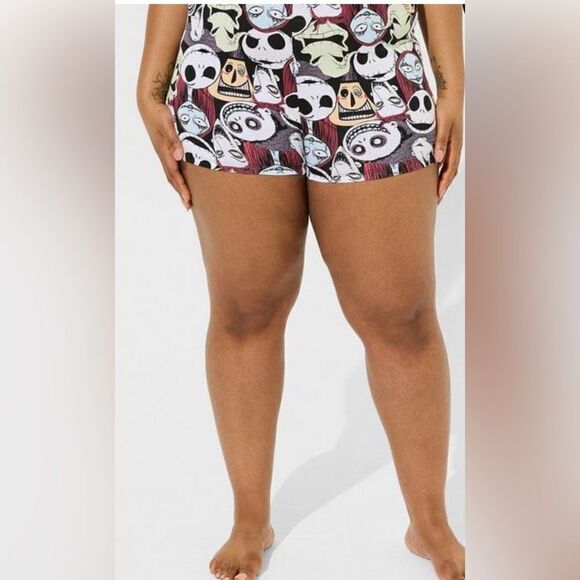 Torrid Nightmare Before Christmas Cotton Shortie sleep pants - Picture 1 of 8